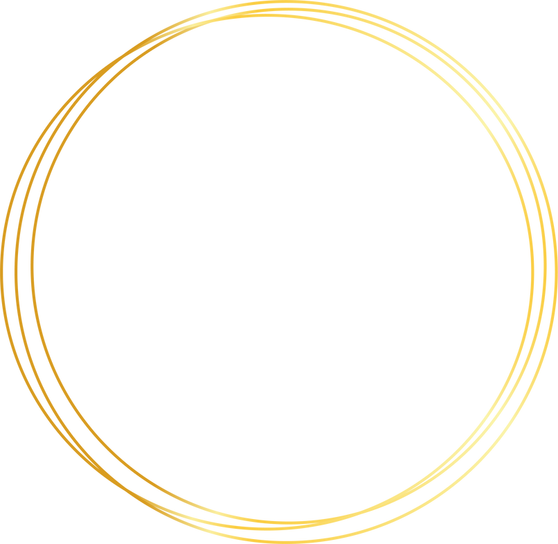 Round circle  gold shape abstract frame border background element